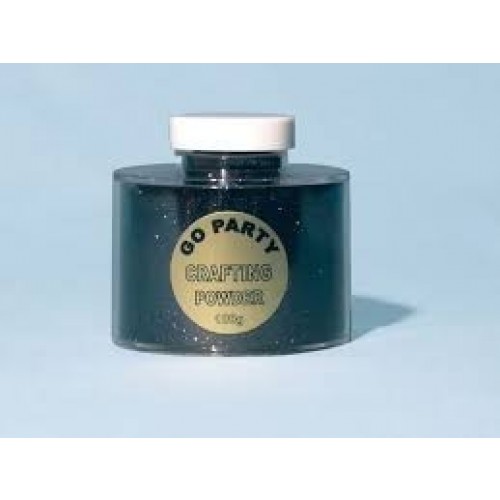 BOTE GLITTER PARA GLOBOS NEGRO 100GR