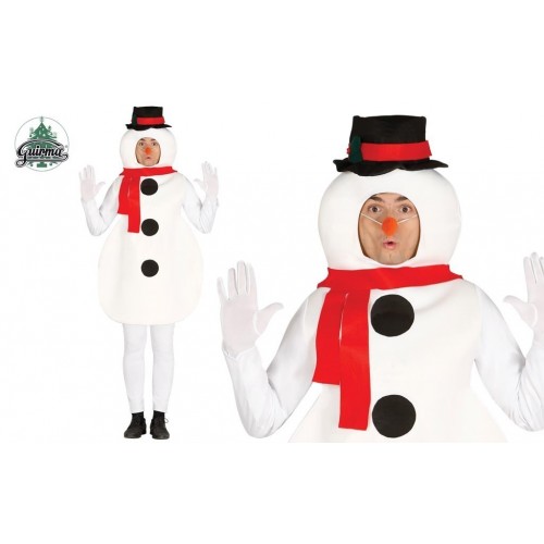 DISFRAZ T-UNICA MUÑECO NIEVE