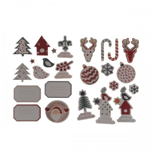 $D STICKER MOTIVOS NAVIDEÑOS 3D 13X19CM