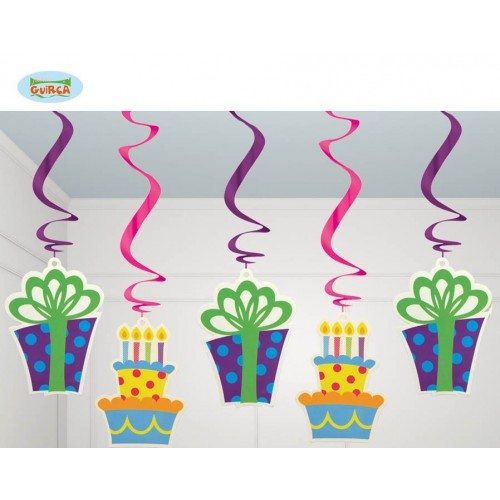 $D 5/U COLGANTES TARTA REGALO 60CM