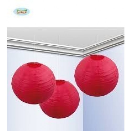 $D   3/U FAROLES ROJOS 23CM