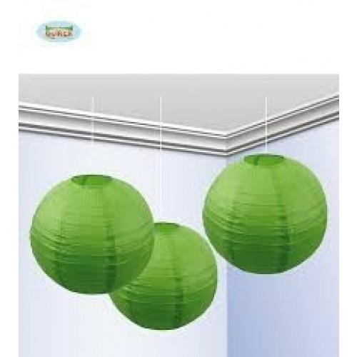 $D   3/U FAROLES VERDES 25CM