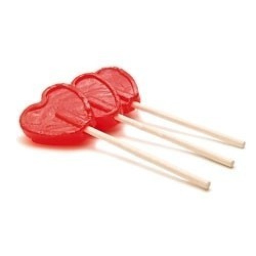 E 10/U CHUPA CHUPS CORAZON FRESA