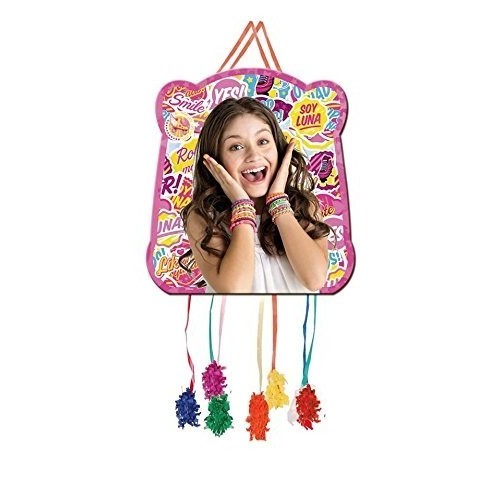 $D PIÑATA BASIC SOY LUNA 28X33CM