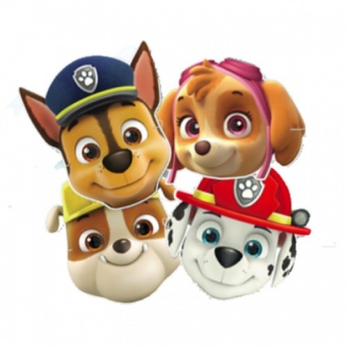 $D   6 CARETAS PATRULLA CANINA