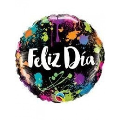 $D GLOBO 18" FOIL REDONDO FELIZ DIA