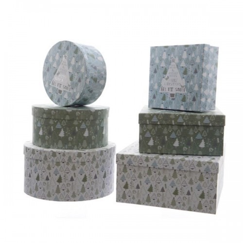 $D CAJA ARBOL NAVIDAD 20X10CMS