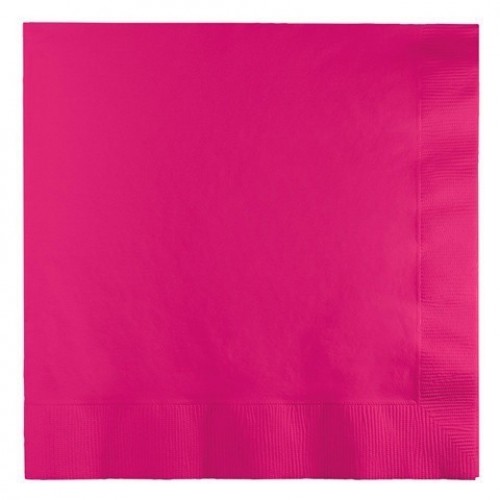 50 SERVILLETAS TISSUE FUCSIA 40X40CM