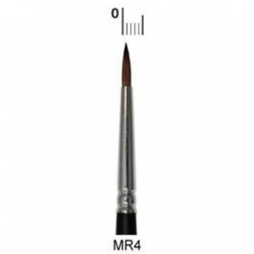 BRUSHES RED MR4=PINCEL PELO MARTA