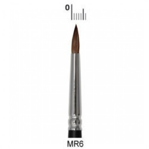 BRUSHES RED MR6=PINCEL PELO MARTA