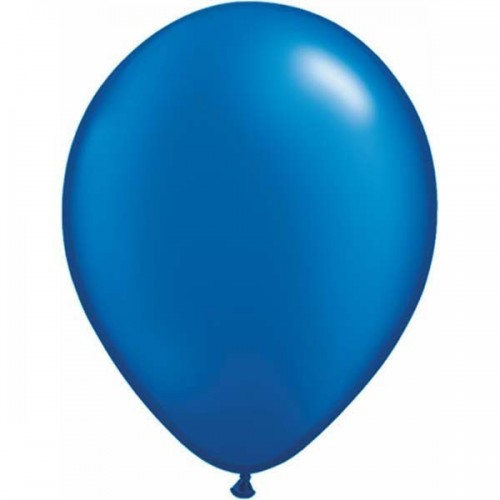 100 GLOBOS 5" LATEX PERLADO AZUL ZAFIRO