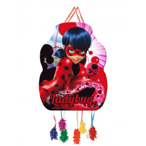   PIÑATA PERFIL LADYBUG 33X46CM