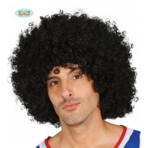 PELUCA AFRO GIGANTE NEGRA