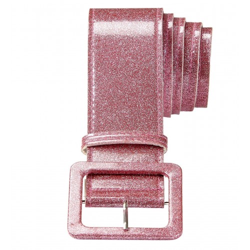   CINTURON GLITTER ROSA 120CM