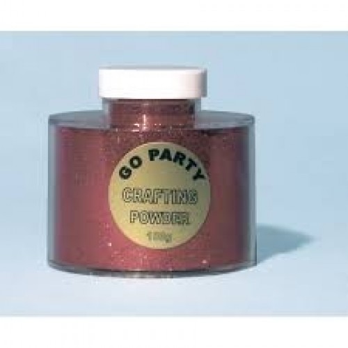 BOTE GLITTER PARA GLOBO ROJO 100GR