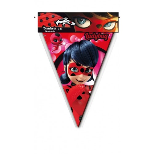  BANDERIN TRIANGULO LADYBUG 3MT