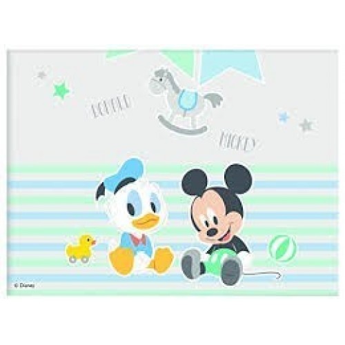 MANTEL PL MICKEYDONAL BABY 120X181CM