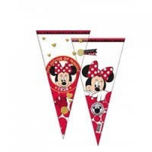 $D BOLSA CONO MINNIE GOLD 20X40CM