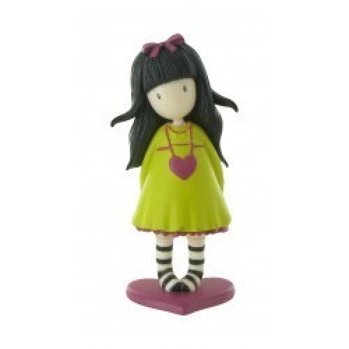 $ FIGURA TARTA GORJUSS AMARILLO CORAZON