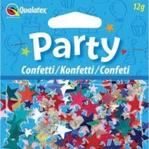 $D CONFETI ESTRELLAS MULTICOLOR 12GRS