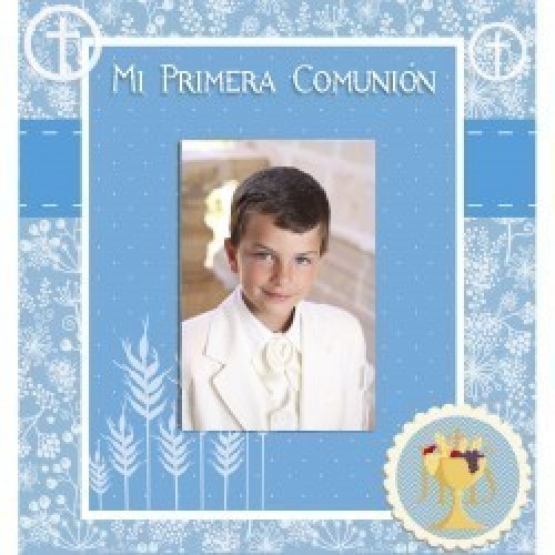 $D LIBRO COMUNION FOTO NIÑO 34X30CM