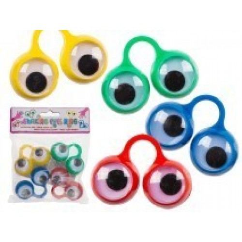 PAQ.4/U ANILLO DE PLASTICO OJOS GRANDES