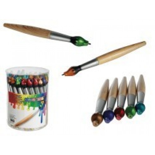 BOLIGRAFO DE MADERA PINCEL 15,5CM