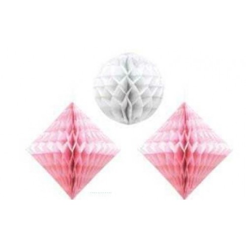 3 COLGANTES FORMA NIDO ABEJA SURT