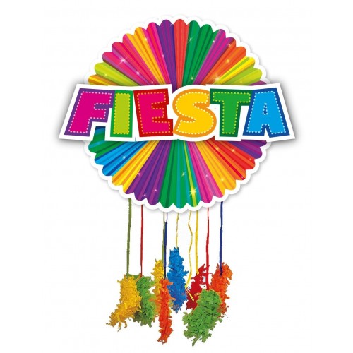   PIÑATA FIESTA MULTICOLOR 50X45CM