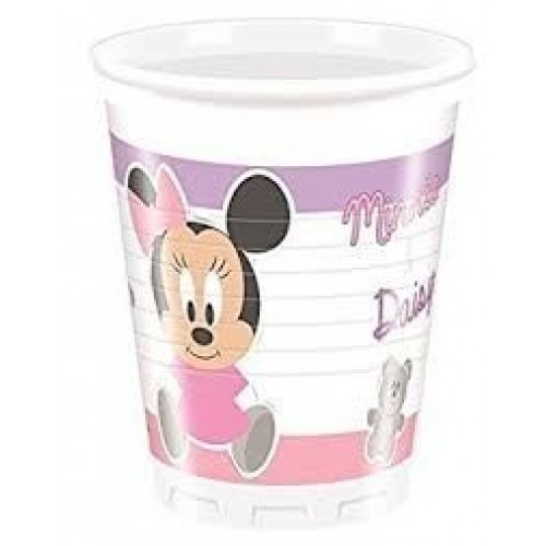 8  VASOS MINNIE BABY 200ML