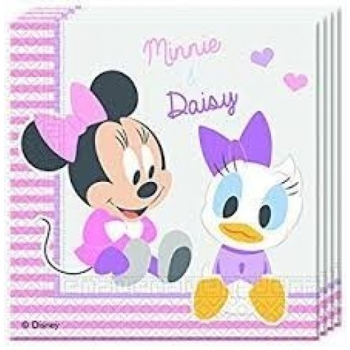 $E   SERVILLETA BABY MINNIE 33