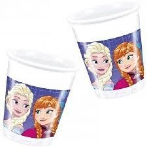 $E   8 VASOS FROZEN SNOW 200ML