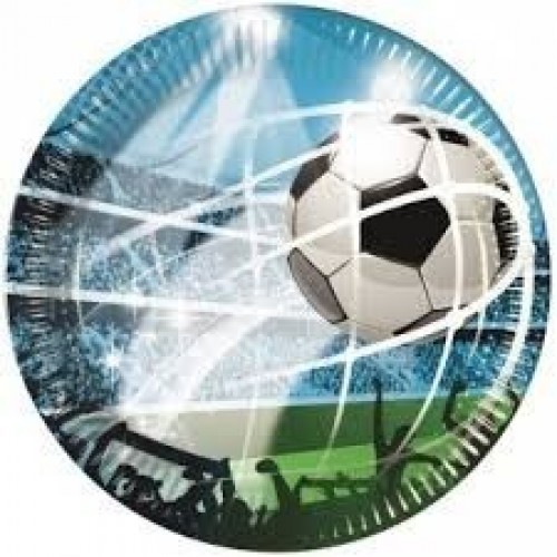 $E 8 PLATOS FULBOL FANS 23CM