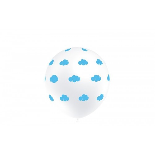 $ 8/U GLOBO 112 NUBES AZULES P2065