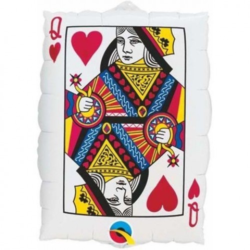 GLOBO 30" FOIL CARTA DE POKER