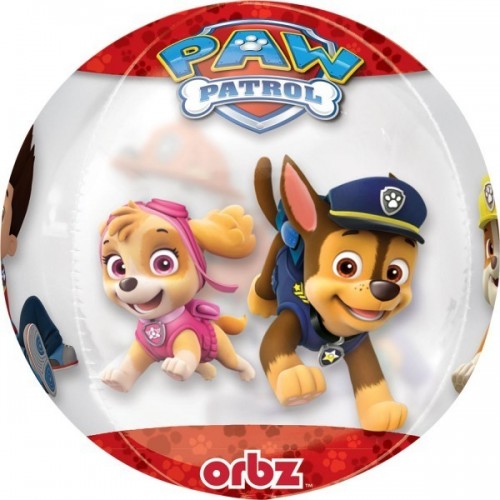   GLOBO 16" FOIL ORBZ 3D PATRULLA