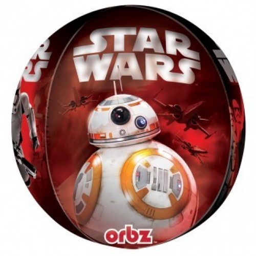 GLOBO 16" FOIL RND ORBZ 3D STRA WARS