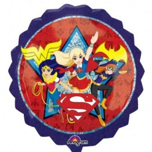 GLOBO 28" FOIL SUPER HERO GIRLS