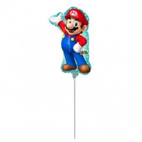   GLOBO 9" PALO FOIL SUPER MARIO