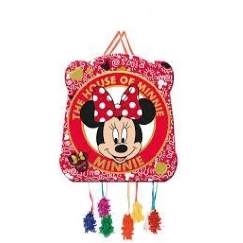 $D PIÑATA BASIC MINNIE GOLD 28X33CM