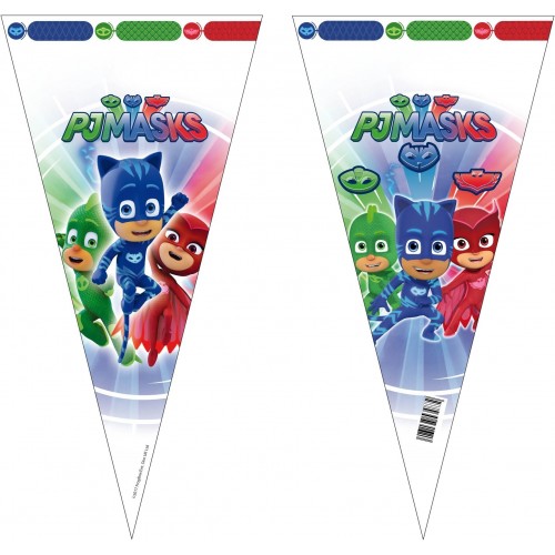 $D   BOLSA CONO PJ MASKS 20X40CM
