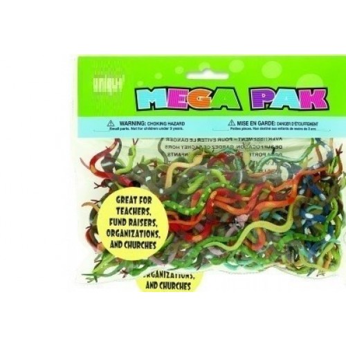 PAQ.10/U FIGURA PLASTICO SERPIENTE SURT