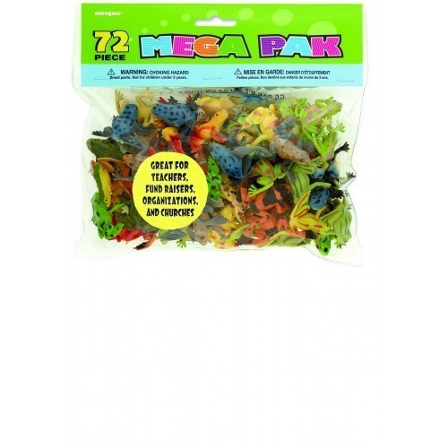 PAQ.10/U FIGURA PLASTICO RANA SURTIDA