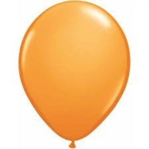   100 GLOBOS 11" LATEX NARANJA
