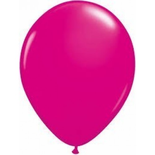 100 GLOBOS 11" LATEX  FUCSIA BERRY