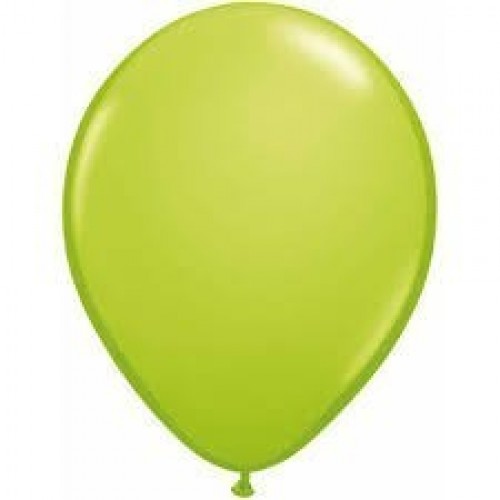    100 GLOBOS 11" LATEX  VERDE LIMA