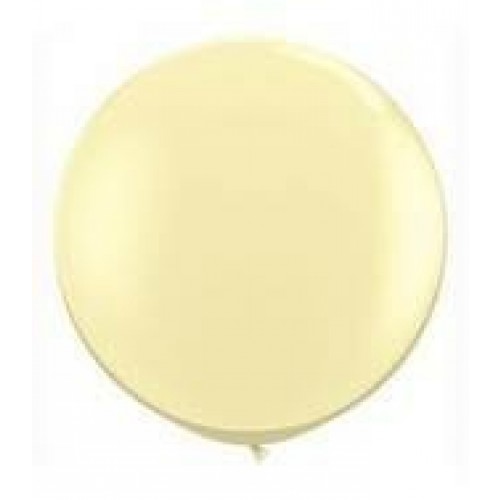 2 GLOBOS JUMBO 3FT MARFIL 95CM
