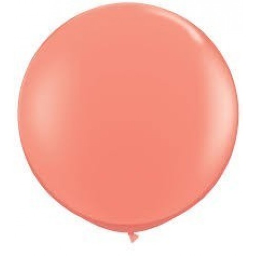   2 GLOBOS JUMBO 3FT  CORAL 95CM