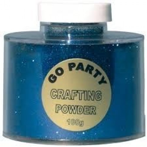 BOTE GLITTER PARA GLOBOS AZUL 100GR