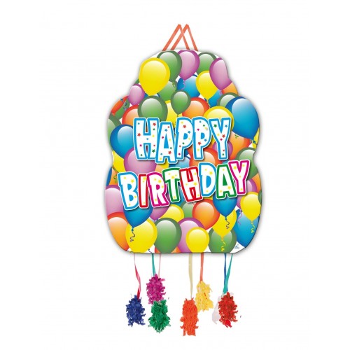   PIÑATA PERFIL BIRTHDAY GLOBOS